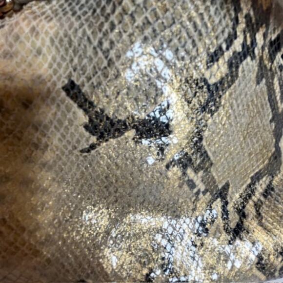 DKNY Metallic Python Handbag Bolsa Sac - Picture 13 of 16